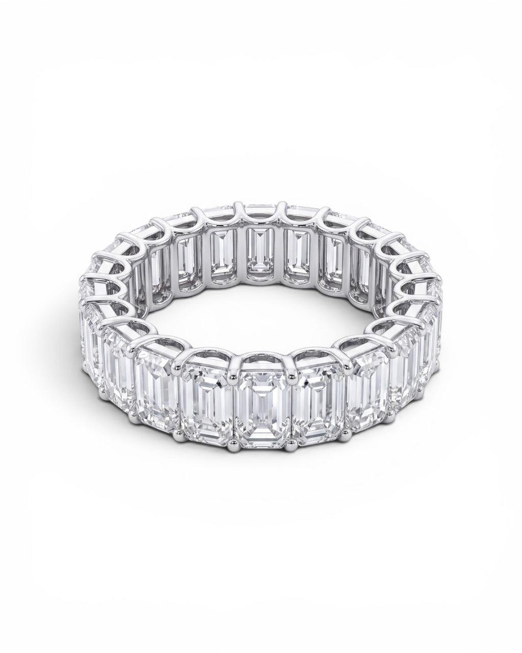 Anillo churumbela moissanita