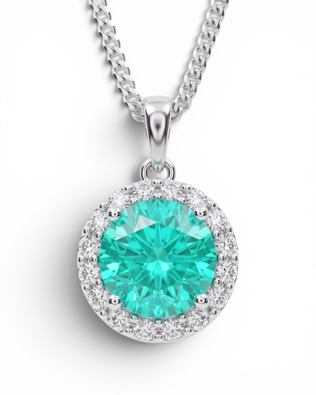 Dije solitare greenblue